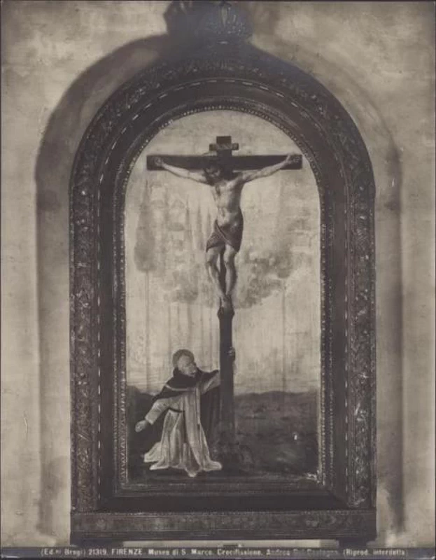 S. Antonino in adorazione di Cristo crocifisso - Firenze, Museo di San Marco